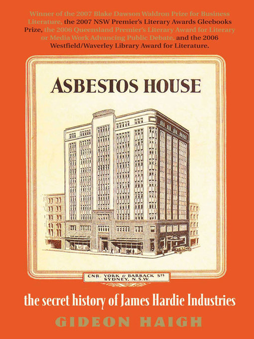 Title details for Asbestos House by Gideon Haigh - Available